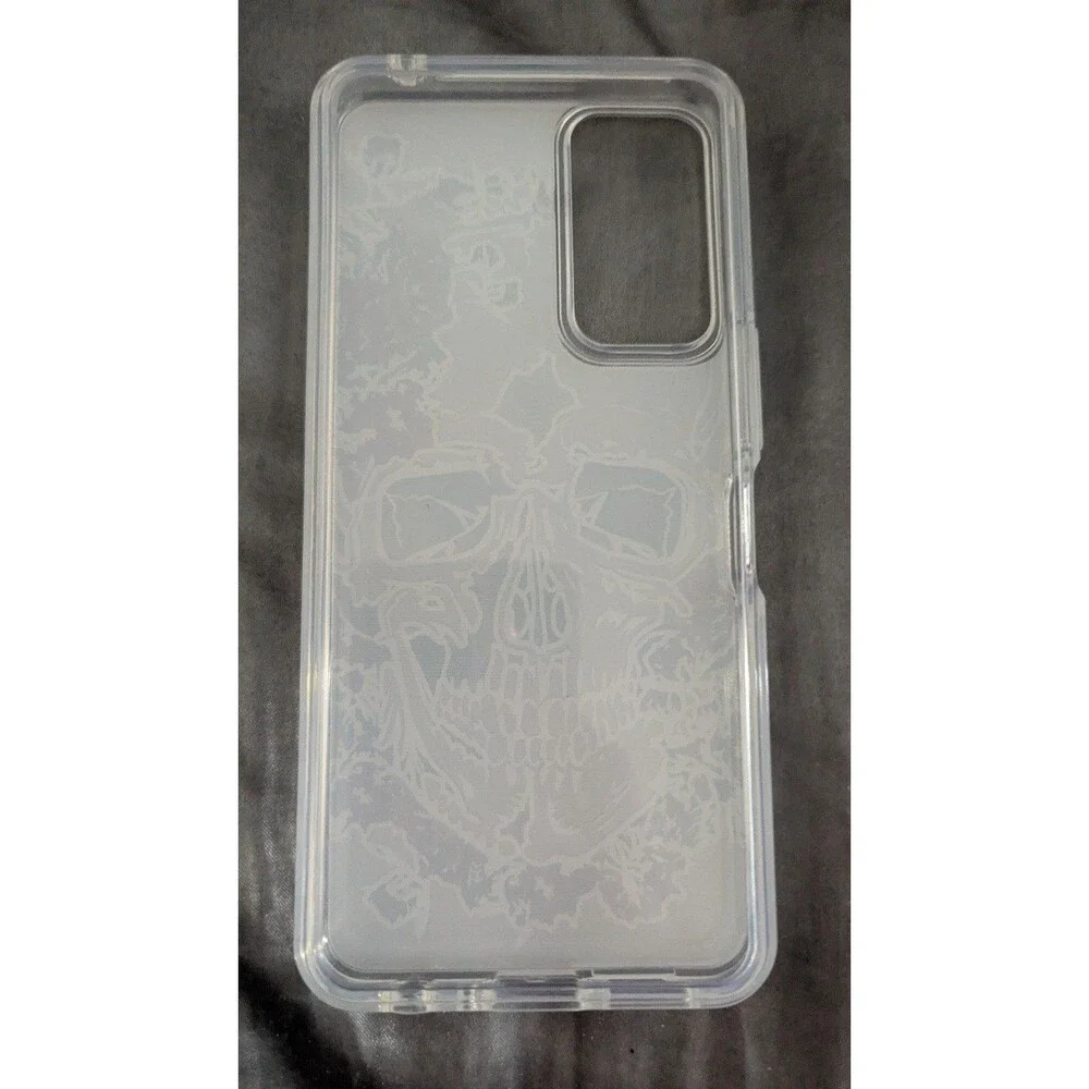 TCL 40 XE 5G Phone Case Skull Flowers